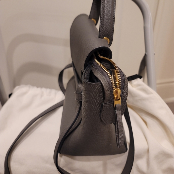 Celine Micro Belt bag in grained leather handbag - Picture 9 of 13